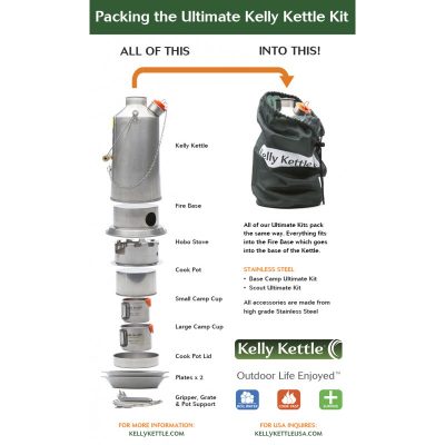 Kelly Kettle Ultimate Stainless Kit