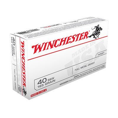 Winchester 40 S&W 165Gr FMJ