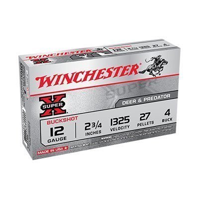 Winchester Super X 12 Gauge #4 Buckshot