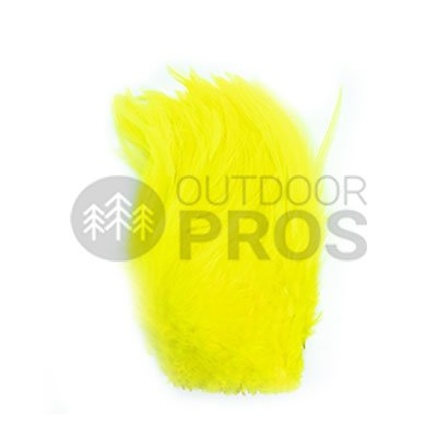 H&H Saddle Hackle Fluorescent Yellow