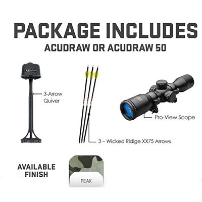 Wicked Ridge Invader 400 Crossbow Package Includes