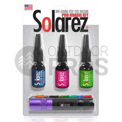 Solarez UV Cure-Fly Tie Pro Roadie Kit