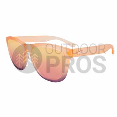 Knockaround Premiums Frosted Rose Quartz on Rose Polarized Sunglasses