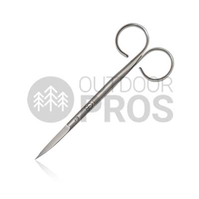 FS6 Large Curved Pointed Fly Tying Scissors