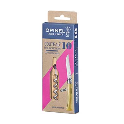 Opinel No.10 Corkscrew Folding Knife