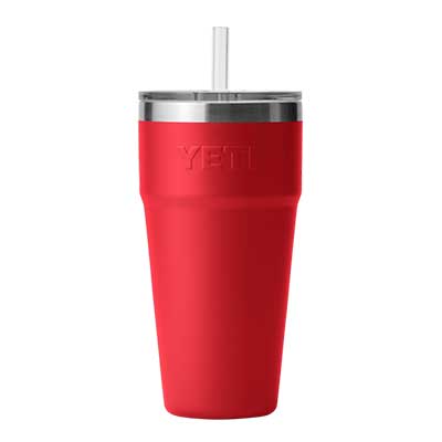 YETI Rambler 769ml Stackable Cup Rescue Red Back