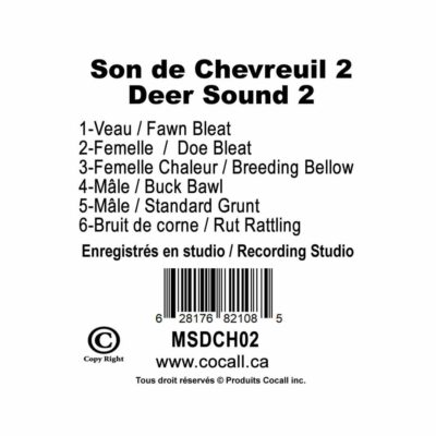 Cocall White Tail Deer #2 Card