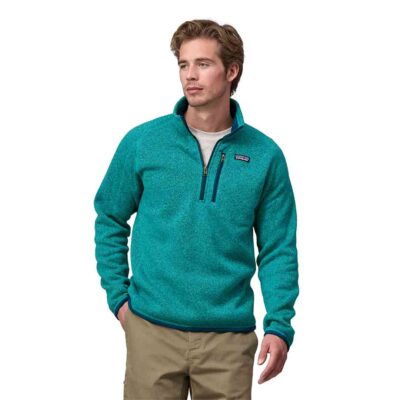 Patagonia Men's Better Sweater 1/4-Zip Fleece Subtidal Blue MF