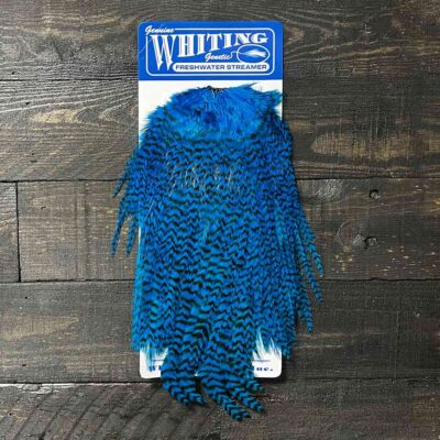 Whiting Freshwater Streamer Saddle Kingfisher Blue